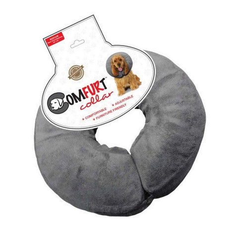 Arlee Pet Products Poly Filled Adjustable E-Collar Charcoal,  Medium by Arlee Pet Products