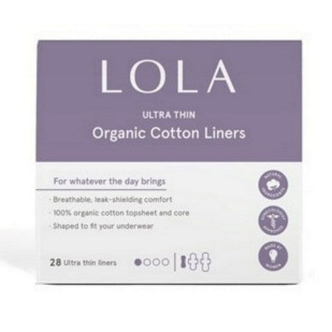 Lola, Ultra Thin Cotton Liners, 28 Count Lola