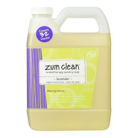 Zum, Clean Aromatherapy Laundry Soap Lavender, 32 Oz (Case Of 8) Zum