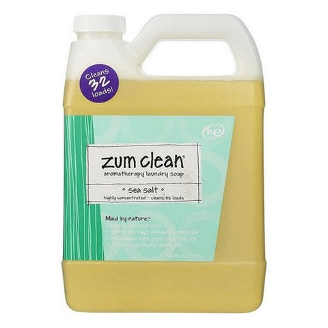 Zum, Clean Sea Salt Aromatherapy Laundry Soap, 32 Oz (Case Of 8) Zum