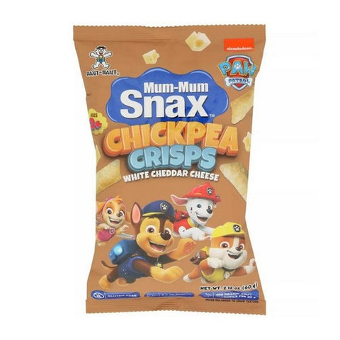 Hot Kid, Mum Mum Chickpea Crisp White Cheddar, 2.12 Oz (Case Of 8) Hot Kid