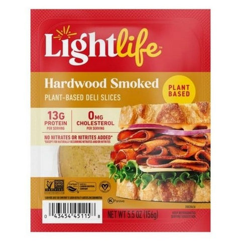 Lightlife, Hardwood Smoked Deli Slices, 5.5 Oz (Case Of 8) Lightlife