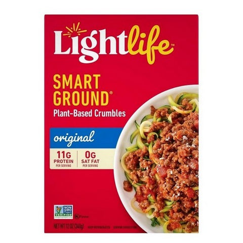 Lightlife, Smart Ground Crumbles Original, 12 Oz (Case Of 8) Lightlife