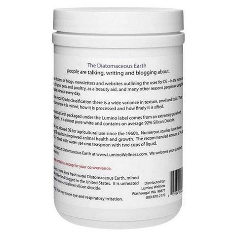 Lumino Wellness, Food Grade Diatomaceous Earth, 9 Oz Lumino Wellness