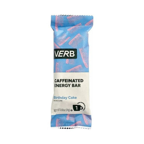 Verb Energy, Birthday Cake Caffeinated Energy Bar, 16 Count Verb Energy