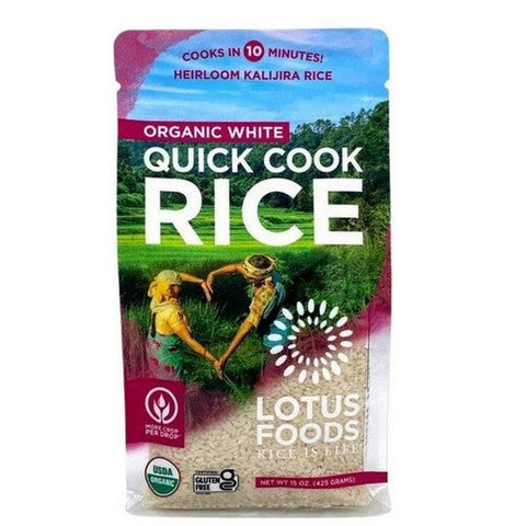 Lotus Foods, Organic White Quick Cook Rice, 15 Oz Lotus Foods