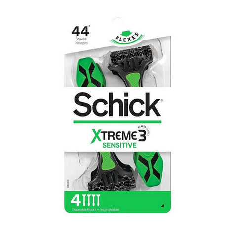 Schick, Schick Xtreme Disposable Razors Sensitive, 4 Count Schick