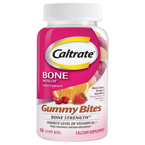Caltrate, Vitamin D3 + Calcium Black Cherry, 50 Count Caltrate