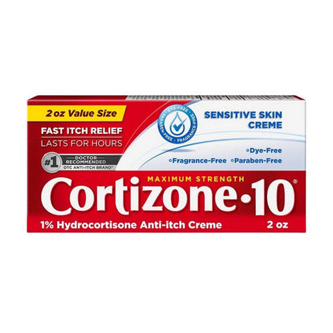 Capzasin HP, Sensitive Skin 1% Hydrocortisone Anti Itch Creme Maximum Strength, 2 Oz Capzasin HP