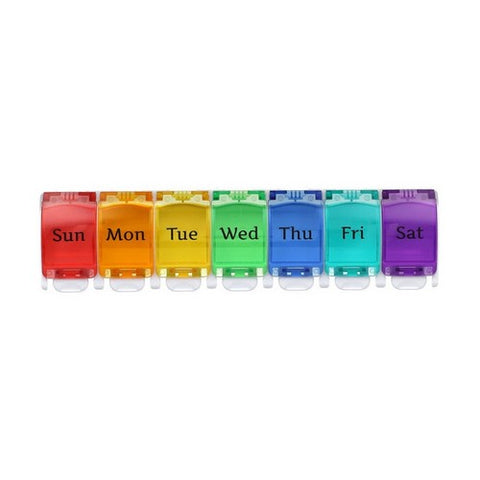 Ezy Dose, Push Button Am And Pm Weekly Pill Organizer Extra Large, 3 Count Ezy Dose