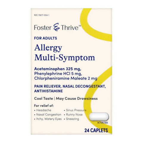 Foster And Thrive, Allergy Multi-Symptom, 24 Caps Foster And Thrive