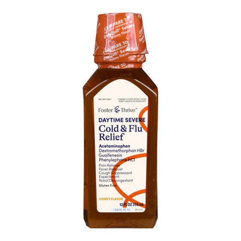 Foster And Thrive, Daytime Severe Cold & Flu Relief, 12 Oz Foster And Thrive