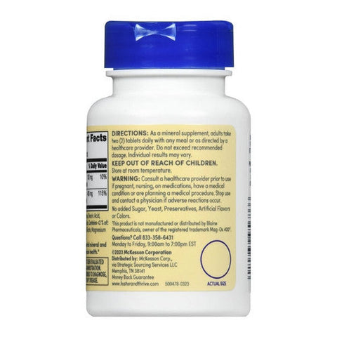 Foster And Thrive, Magnesium Oxide 400, 60 Tabs Foster And Thrive