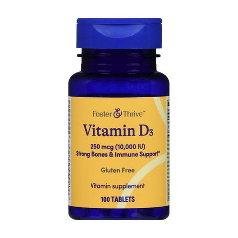 Vitamin D3 100 Tabs by Foster And Thrive