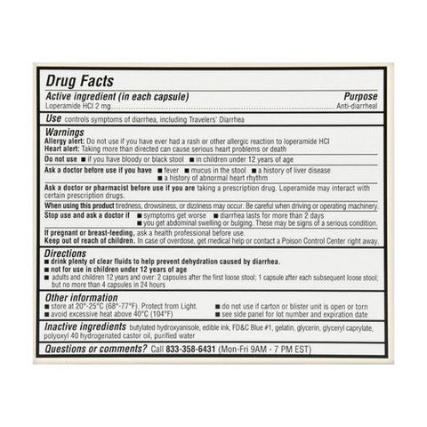 Foster And Thrive, Anti-Diarrheal Loperamide Hcl, 2 Mg, 24 Softgels Foster And Thrive