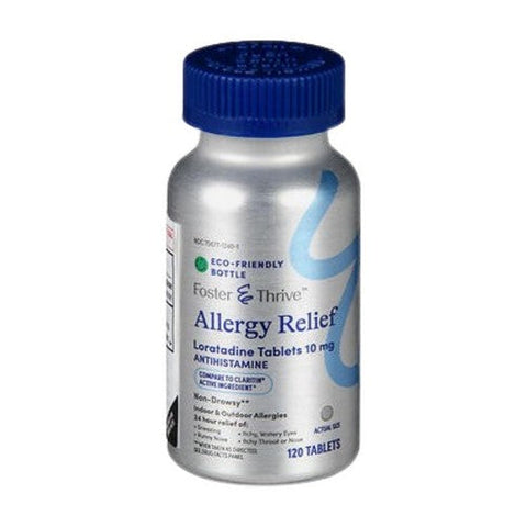 Foster And Thrive, Allergy Relief Loratadine, 10 Mg, 120 Tabs Foster And Thrive