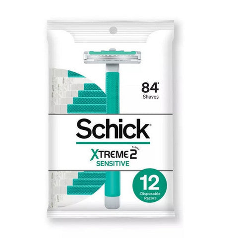 Schick, Schick Xtreme2 Sensitive Razors, 12 Count