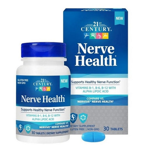 21st Century, Nerve Health, 30 Tabs 21st Century