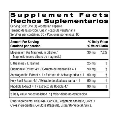 Bio Nutrition Inc, Emotional Wellbeing Wellness, 60 VegCaps Bio Nutrition Inc