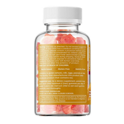 Apihaus, Propolis And Echinacea Kids Gummies Raspberry, 60 Count Apihaus