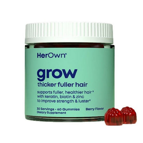 Her Own, Grow Thicker Hair, 60 Gummies Her Own