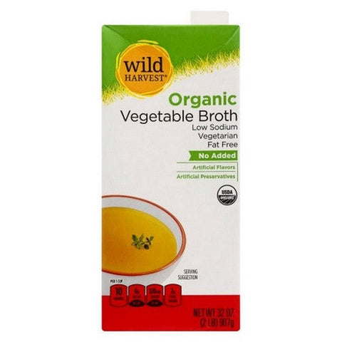 Wild Harvest, Organic Vegetable Broth, 32 Oz (Case Of 12) Wild Harvest