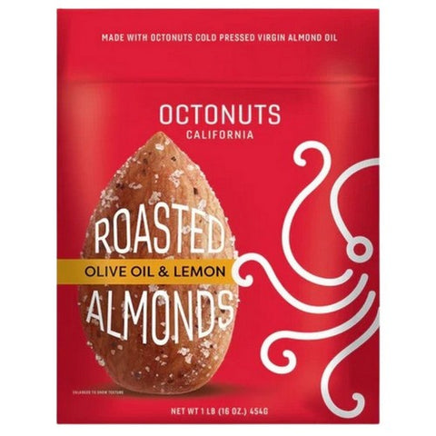 Octonuts, Almond Roasted Olive Oil Lemon, 16 Oz (Case Of 12) Octonuts