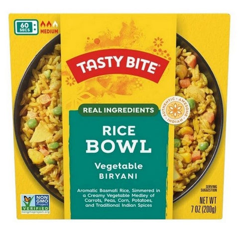Tasty Bite, Rice Bowl Vegetable Biryani, 7 Oz (Case Of 6) Tasty Bite
