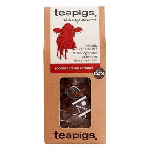 Teapigs, Rooibos Creme Caramel Whole Leaf Tea, 15 Bags (Case Of 6) Teapigs