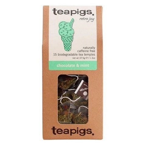 Teapigs, Herbal Chocolate And Mint Tea, 15 Bags (Case Of 6) Teapigs