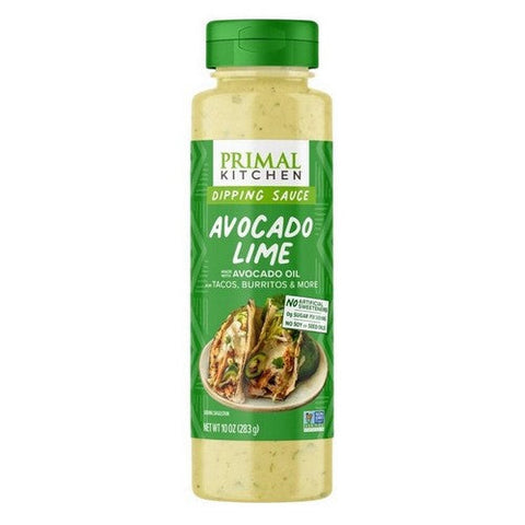 Primal Kitchen, Avocado Lime Dipping Sauce, 10 Oz (Case Of 6) Primal Kitchen