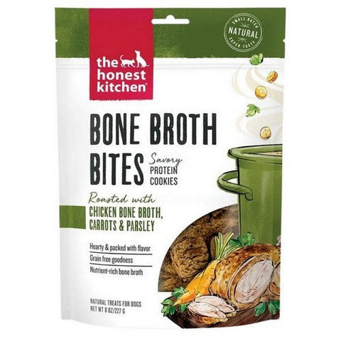 The Honest Kitchen, Bone Broth Bites Dog Treats Chicken, 8 Oz (Case Of 6) The Honest Kitchen