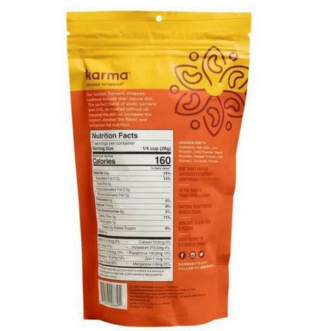 Karma Nuts, Cashews Golden Turmeric, 7 Oz (Case Of 6) Karma Nuts
