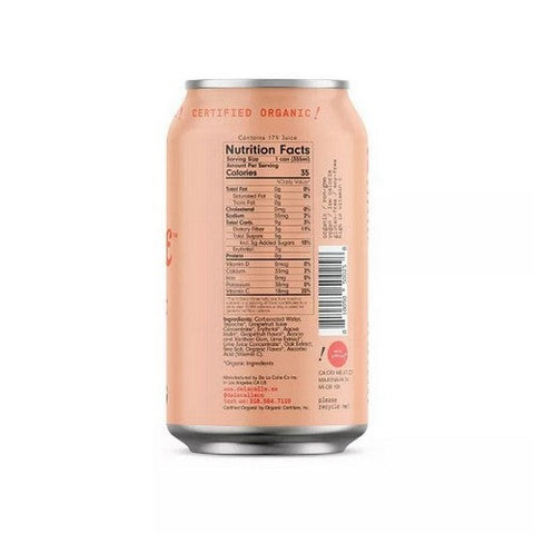 De La Calle, Fermented Beverage Tepache Grapefruit Lime, 12 Oz (Case Of 12) De La Calle