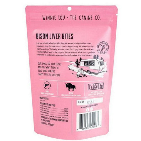 Winnie Lou, Biscon Liver Bites Dog Treats, 2.5 Oz (Case Of 6) Winnie Lou