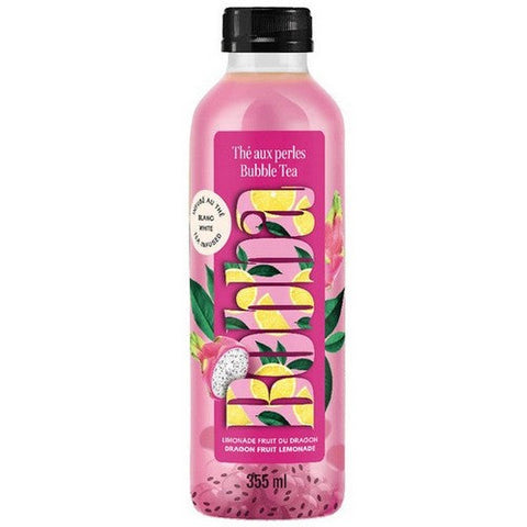 Bobba, Bubble Tea Dragon Fruit Lemonade, 12 Oz (Case Of 6) Bobba