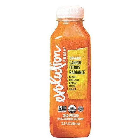 Evolution Fresh, Organic Carrot Citrus Radiance Juice, 15.2 Oz (Case Of 6) Evolution Fresh