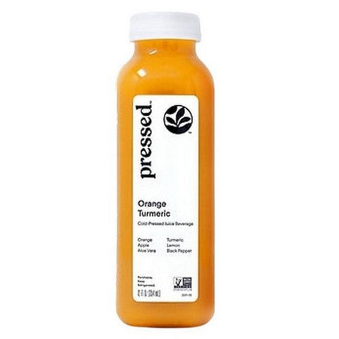 Pressed Juicery, Orange Turmeric Cold Pressed Juice, 12 Oz (Case Of 6) Pressed Juicery