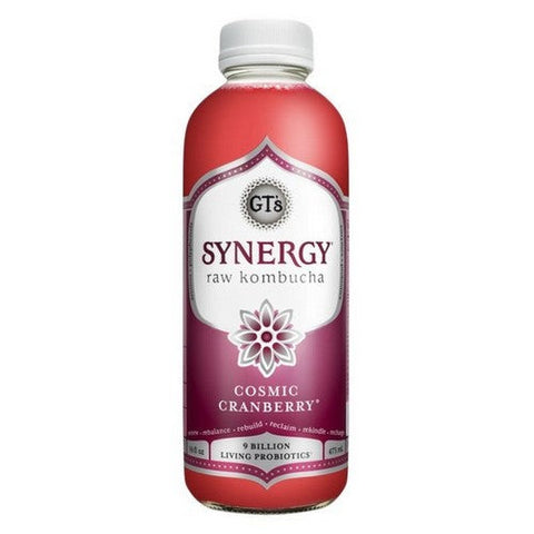GT's, Enlightened Synergy Cosmic Cranberry, 16 Oz(Case Of 12) GT's
