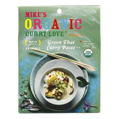 Mike's Organic Foods, Green Thai Curry Paste, 2.8 Oz (Case Of 6) Mike's Organic Foods