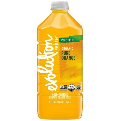 Evolution Fresh, Organic Cold Pressed Orange Juice, 59 Oz (Case Of 4) Evolution Fresh