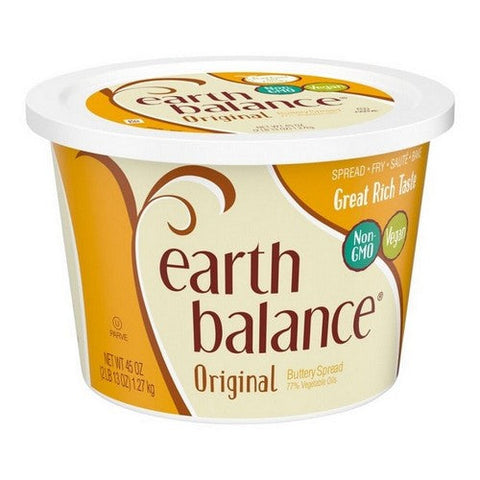 Earth Balance, Original Buttery Spread, 45 Oz (Case Of 6) Earth Balance