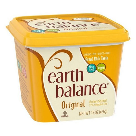 Earth Balance, Original Buttery Spread, 15 Oz (Case Of 6) Earth Balance