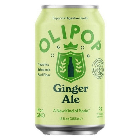 Olipop, Ginger Ale A New Kind Of Soda, 12 Oz (Case Of 12) Olipop