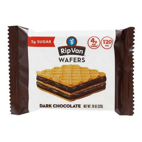 Rip Van Wafels, Dark Chocolate Wafer, 0.78 Oz (Case Of 16) Rip Van Wafels