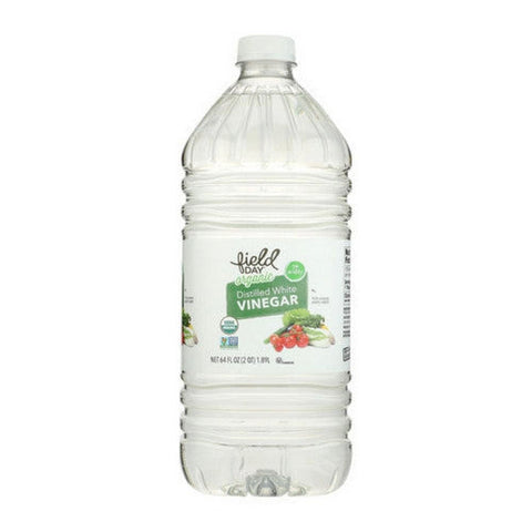 Organic White Vinegar Distilled 64 Oz (Case Of 6) by Field Day