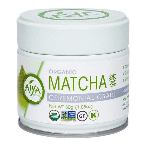 Aiya, Organic Tea Matcha Ceremonial Grade, 30 Grams (Case Of 6) Aiya