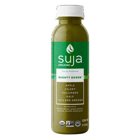 Suja, Cold Pressed Mighty Greens Dozen Fruit And Vegetable Drink, 12 Oz Case Of 6) Suja