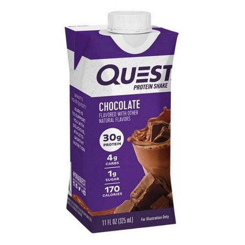 Quest Nutrition, Quest Protein Shakes Chocolate, 11 Oz X 4 Count (Case Of 3) Quest Nutrition