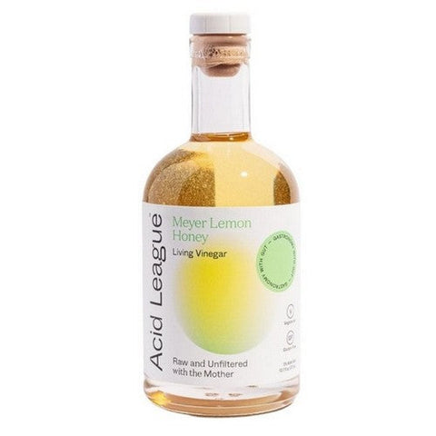 Acid League, Meyer Lemon Honey Living Vinegar, 12.7 Oz (Case Of 6) Acid League